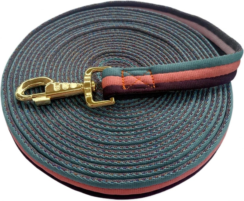 ALLZSMOOTHLY Premium Horse Training Lunge Line with Alloy Trigger Buckle for Accurate Equestrian Training of 26 Foot (8 Meters) - Image 1